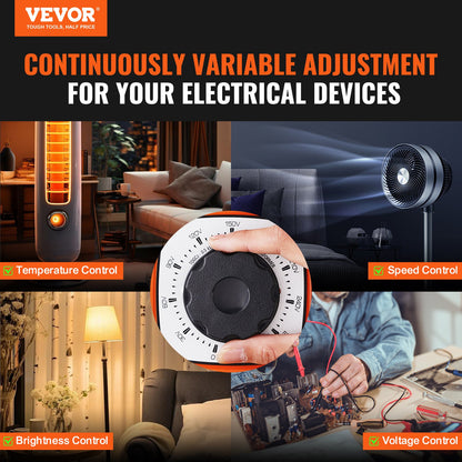 500VA Variabler Spannungstransformator 1.7A 0-300V AC Spannungsregler CE