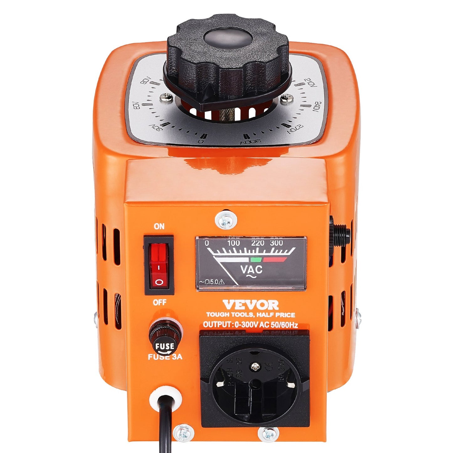 500VA Variabler Spannungstransformator 1.7A 0-300V AC Spannungsregler CE