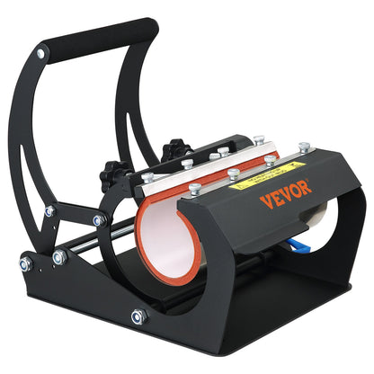 Tassen-Hitzepresse, 11 oz/11,5 cm und 20 oz/22 cm, zwei Platten, LCD-Tassenpresse mit abnehmbaren Transfer-Sublimationsmatten, DIY-Presse für schmale Kaffeetassen, Kieselgeldruck, Schwarz