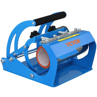 Tassen-Hitzepresse, 11 oz/11,5 cm und 20 oz/22 cm, zwei Platten, LCD-Tassenpresse mit abnehmbaren Transfer-Sublimationsmatten, DIY-Presse für schmale Kaffeetassen, Kieselgeldruck, Blau