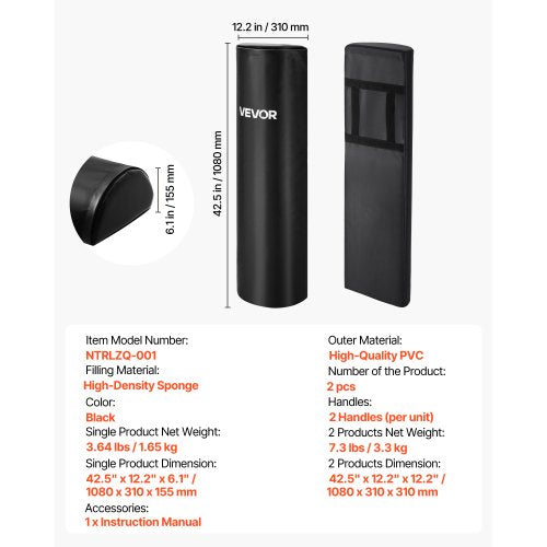 42,5 Zoll Football Tackle Dummy, Stufenabdeckung, Blockierplatte, 2 Stück | EU