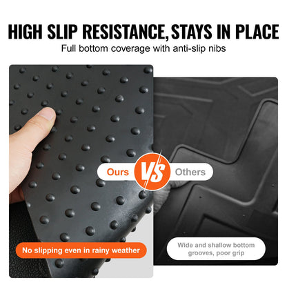 Truck Bed Mat, Fits 2015-2023 Ford F150 5.5 FT Short Bed, 66.5" x 64" Rubber Truck Mat, 1/4" Thick Bed Mat Car Accessories for All-Weather Protection, Prevent Slipping or Damage