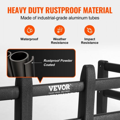 Truck Bed Extender, infällbar bakluckeförlängare i aluminium, 55,5"-68", Passar till Ford Super Duty, F150, Dodge Ram 1500/2500/3500, Toyota Tundra, Nissan Titan, Chevrolet Silverado, GMC Sierra |  EU