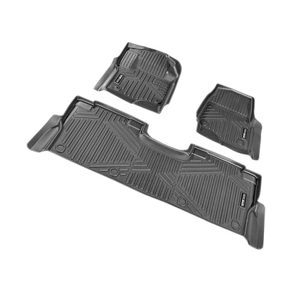 Automotive Golvmattor Passar till Ford F-250/F-350/F-450 2017-2022 3 st
