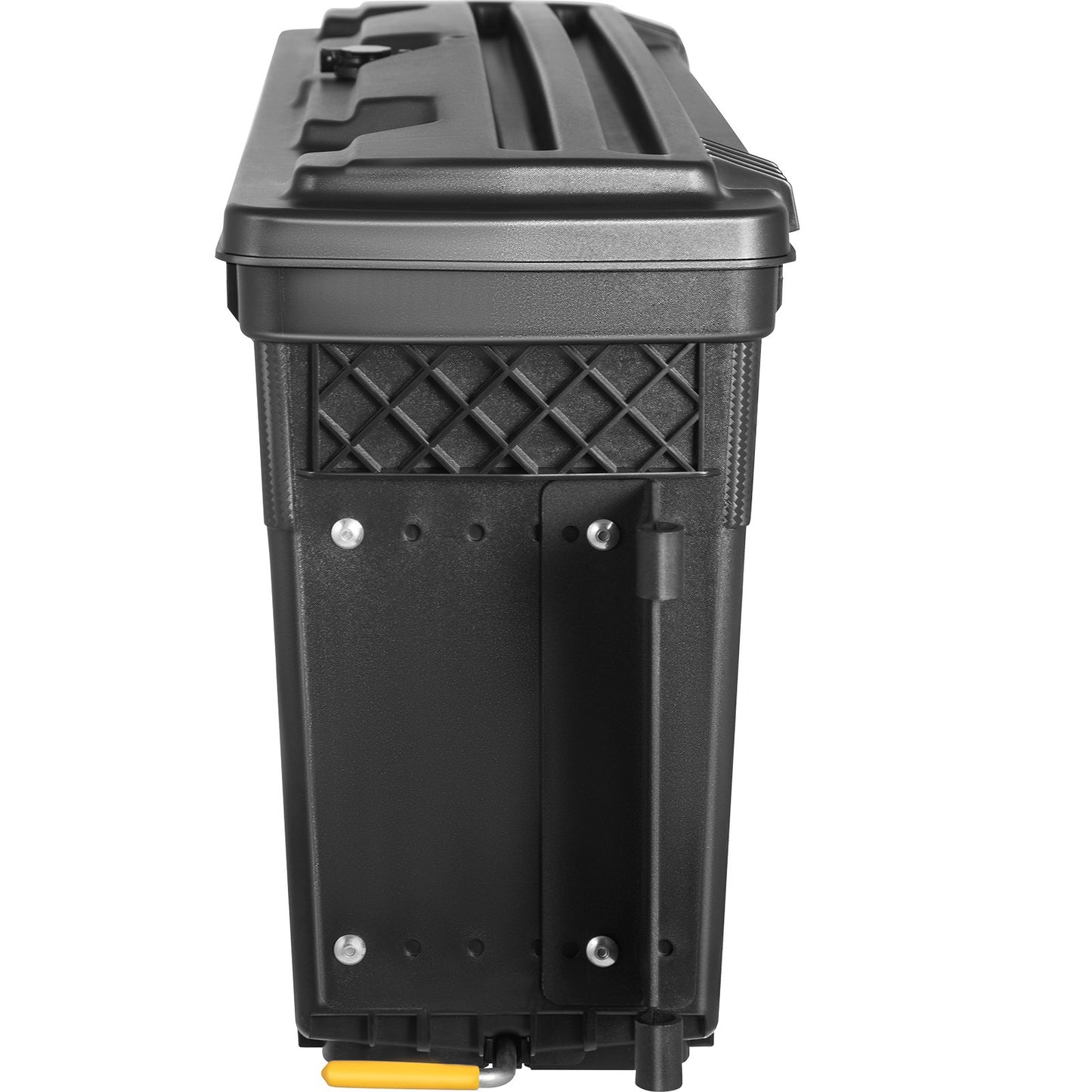 Aufbewahrungsbox für die Ladefläche, verschließbarer Deckel, wasserdichter ABS-Radkasten-Werkzeugkasten 6,6 Gal/20 L, kompatibel mit Chevrolet Silverado 1500 GMC Sierra 1500 2019-2021, Beifahrerseite, schwarz