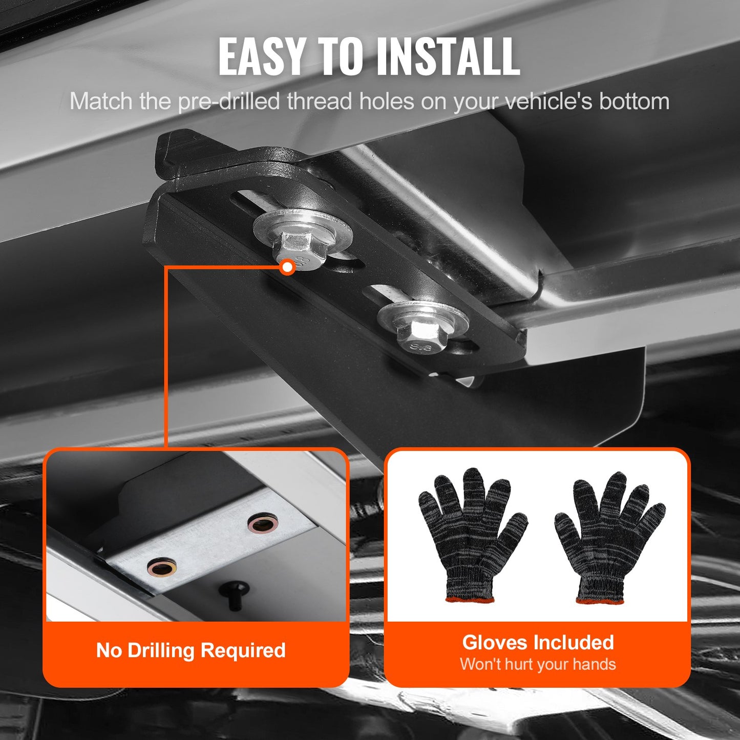 Trittbretter, 6" Trittbretter, kompatibel mit 2009-2018 Dodge Ram 1500/2010-2023 Ram 2500/3500 (einschließlich 2019-2023 Classic) Crew Cab, 201 Edelstahl-Seitenstufen, 500 PCLS