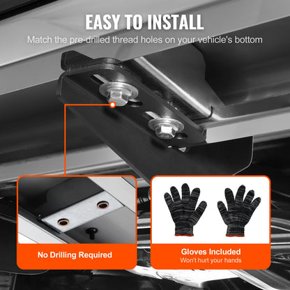 Trittbretter, 6" Trittbretter, kompatibel mit 2009-2018 Dodge Ram 1500/2010-2023 Ram 2500/3500 (einschließlich 2019-2023 Classic) Crew Cab, 201 Edelstahl-Seitenstufen, 500 PCLS