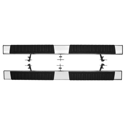 Trittbretter, 6" Trittbretter, kompatibel mit 2009-2018 Dodge Ram 1500/2010-2023 Ram 2500/3500 (einschließlich 2019-2023 Classic) Crew Cab, 201 Edelstahl-Seitenstufen, 500 PCLS
