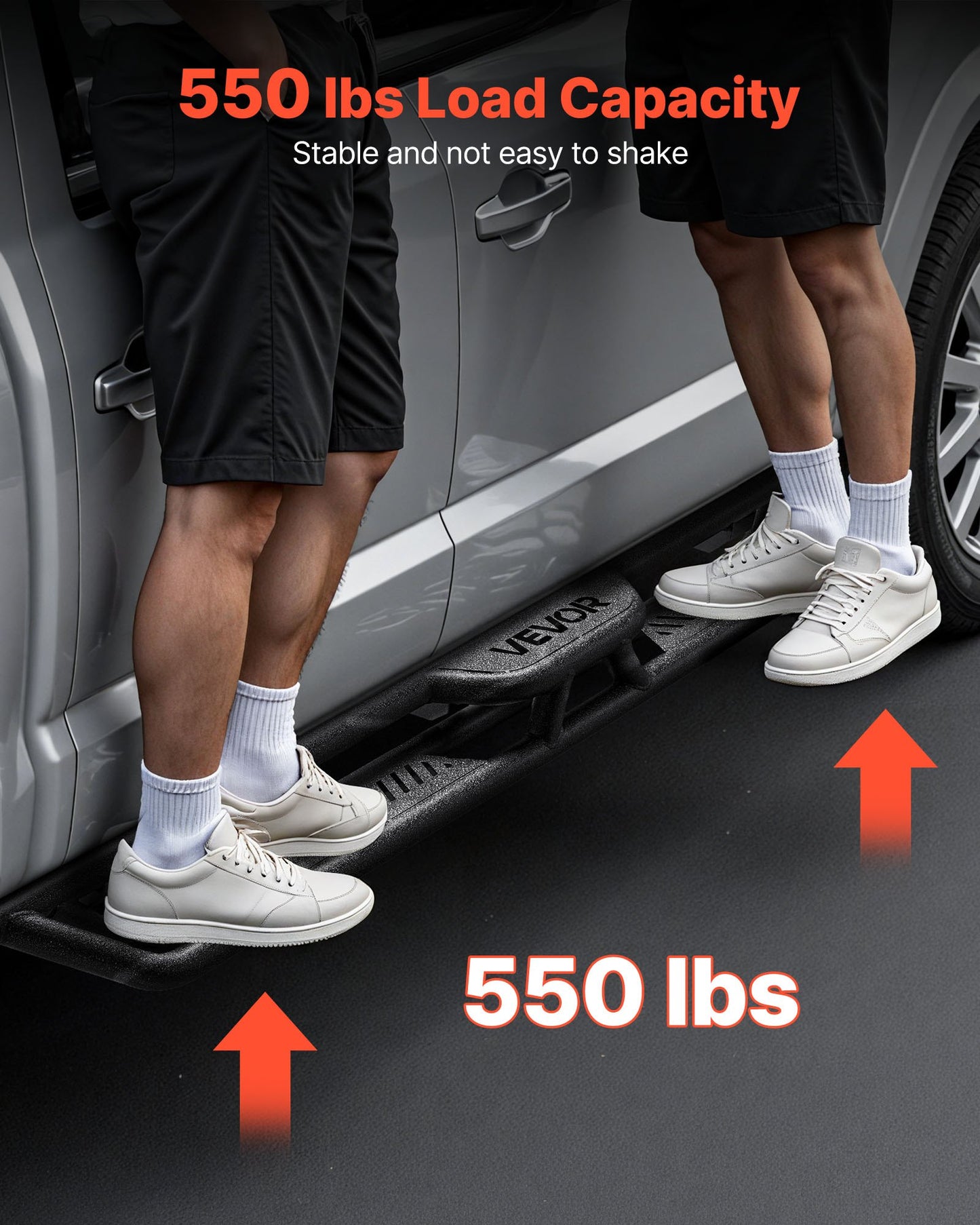 Running Boards, 6 Inches Side Steps Compatible with 2018-2025 Jeep Wrangler JL 4 Door, Black Carbon Steel Nerf Bars, 550 lbs Load Capacity, Wide Non-Slip Hollow Surface with Rustproof Coating