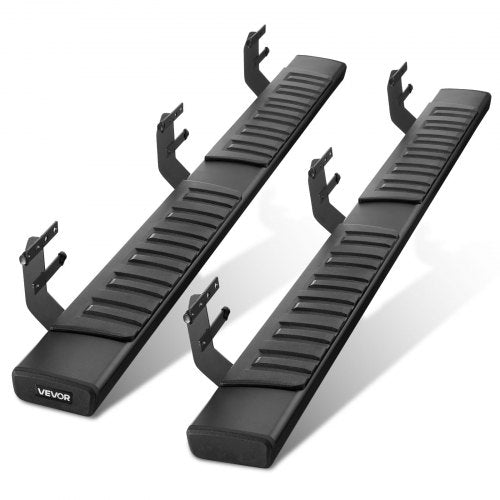 Running Boards, 6 Inches Side Steps Compatible with 2019-2025 Dodge Ram 1500 Crew Cab(Not Fit 2019-2025 1500 Classic), Black Aluminum Alloy Nerf Bars, 500 lbs Load Capacity, Non-Slip Textured Surface with Rustproof Coating
