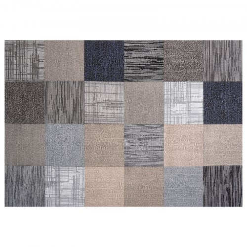 Carpet Tiles Reusable 20x20 inch, 24 PCS Modular Carpet Square Rug, Commercial Floor Soft Padded for Seamless Cover 66.6sq.ft, Easy DIY Replacement for Living Room Bedroom Indoor,Multicolor