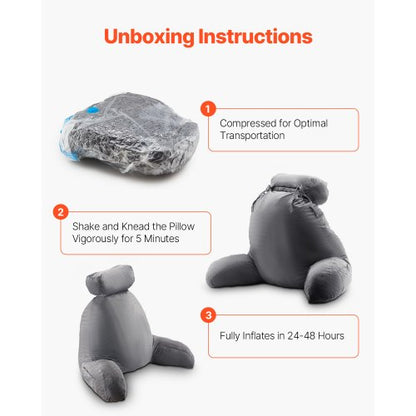 Lesekissen, großes Bettkissen mit abnehmbarer Kopfstütze und waschbarem Stoff