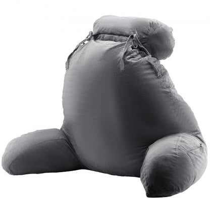 Lesekissen, großes Bettkissen mit abnehmbarer Kopfstütze und waschbarem Stoff