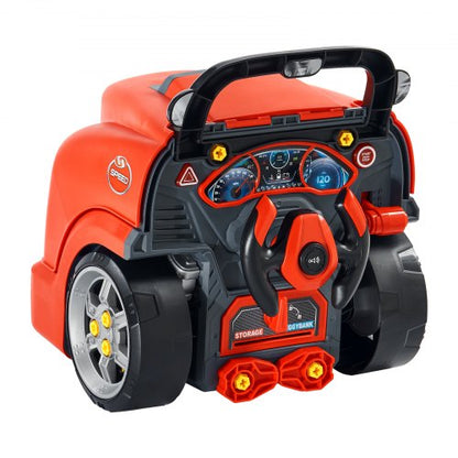 Motorspielzeug Kindermechaniker-Autoreparaturset mit abnehmbaren Teilen Rot | EU