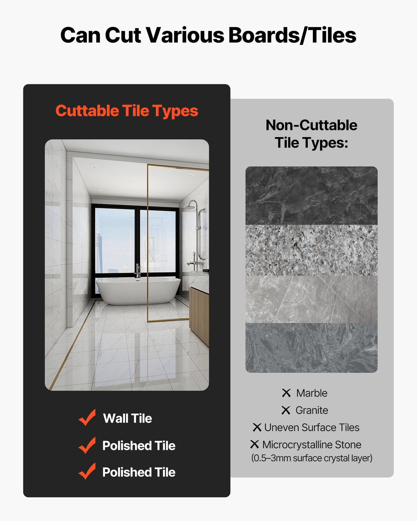 17-Inch Manual Tile Cutter for Wall & Polished Tiles,Double Rails for Precise Cutting, Tungsten Carbide Wheel,Non-Slip Handle,Anti-Displacement Pressure Rod,Precise Cuts for Pros & Beginners