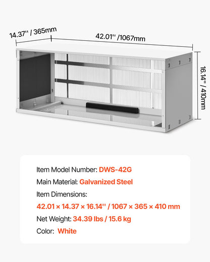 Air Conditioner Wall Sleeve, 42 in Through the Wall Air Conditioner Sleeve, Exterior Grille, Wall AC Sleeve, Fit Most Brands of Through the Wall Air Conditioner, Durable and Weather-Resistant