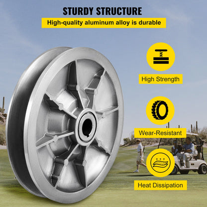 Golfwagen mit drehmomentstarker Kupplung für Club Car DS &amp; Prejudice ab 1997, Club Car 4-Takt-Benzin-Golfwagenmodell, silber