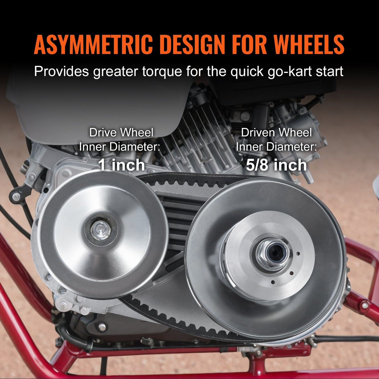 2000 U/min Antriebskupplung Langlebige Kupplung mit 2–8 PS-Motor und Gummiriemen