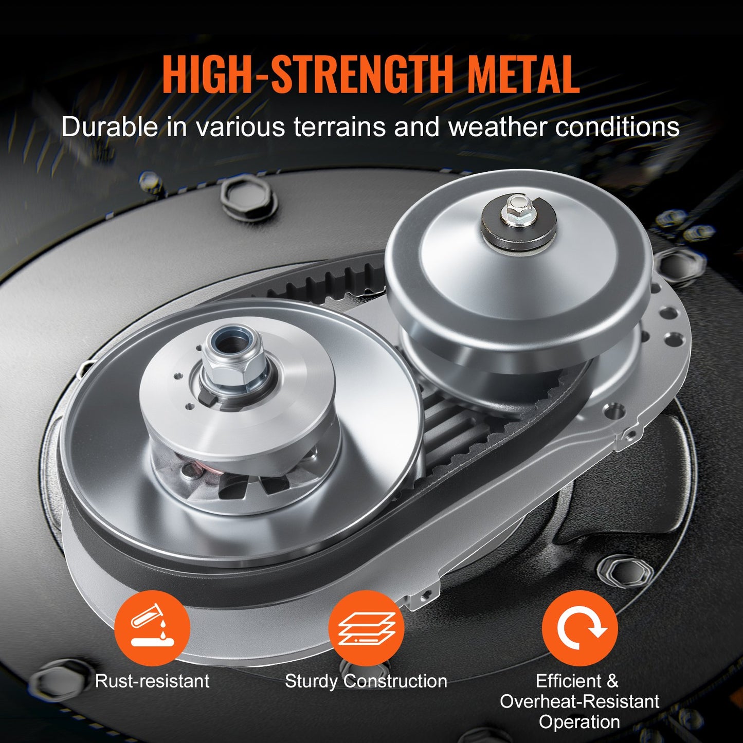 2000 U/min Antriebskupplung Langlebige Kupplung mit 2–8 PS-Motor und Gummiriemen