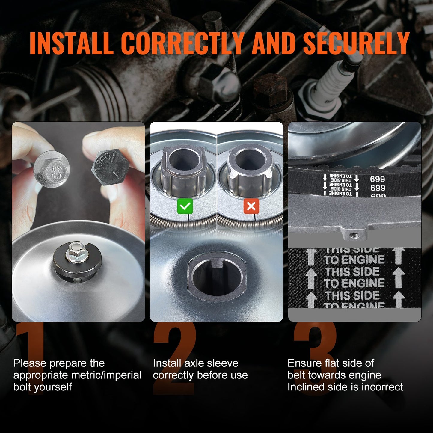 2000 U/min Antriebskupplung Langlebige Kupplung mit 2–8 PS-Motor und Gummiriemen