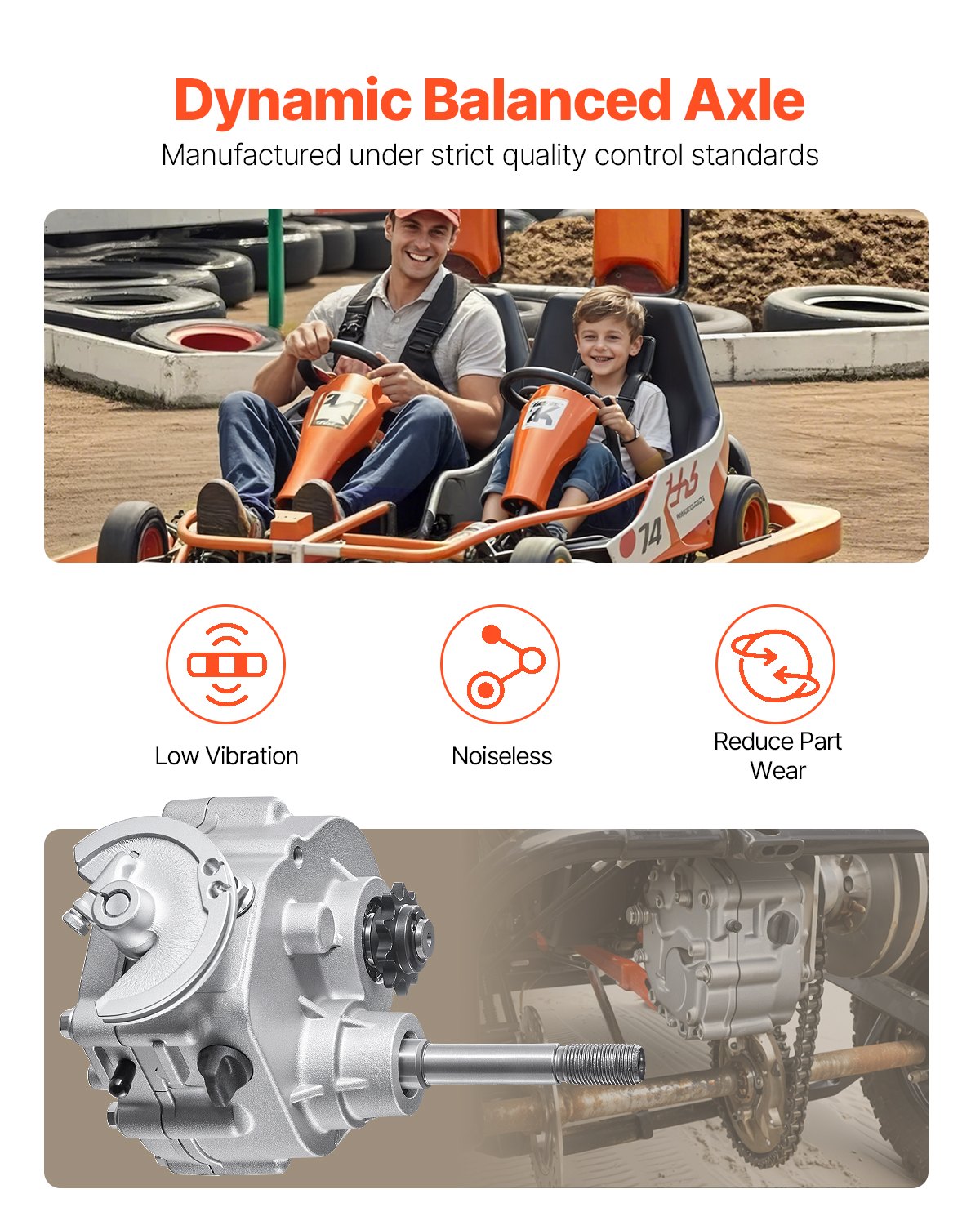 2300 U/min Antriebskupplung, hochfeste Kupplung mit 2–7 PS-Motor und Schaltmodus