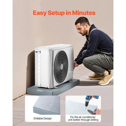 Mini-Split-Pad für 9000–36000 BTU Antivibrationspads für den Außenbereich