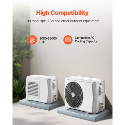 Mini-Split-Pad für 9000–36000 BTU Antivibrationspads für den Außenbereich