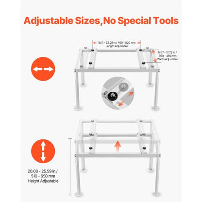 Mini Split Ground Stand Verstellbarer Antivibrationsständer für 9000-36000 BTU
