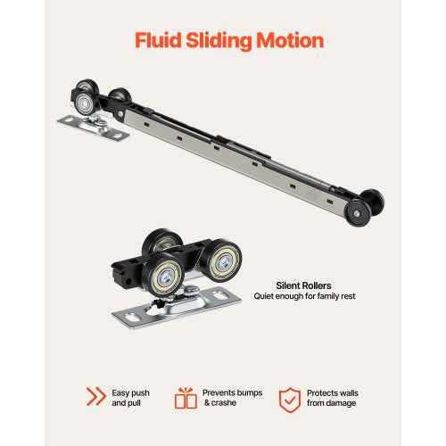 Skjutdörr i fickformat, 915 x 2035 mm, 5-liters enkel skjutdörr i frostat glas med beslag, robusta fickdörrar i massivt trä och MDF med vattentät yta för sovrum, kök, arbetsrum |  EU