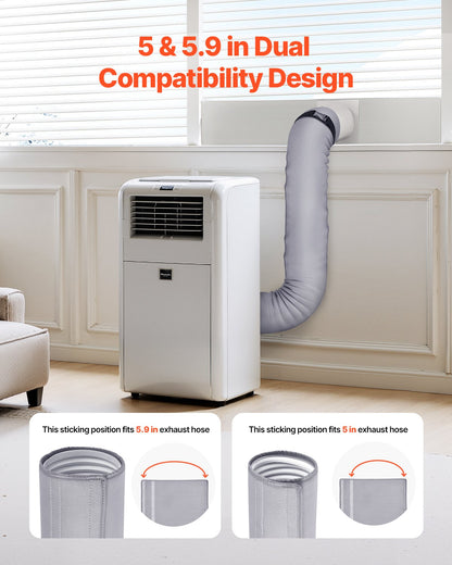 Klimaanlagen-Schlauchschutz, tragbare, isolierte AC-Abluftschlauchhülle