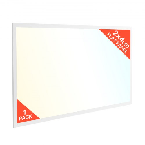 2x4 FT LED Flat Panel Light, 7800 LM, Flush Mount LED Drop Ceiling Lighting Fixture with 3 Color Selectable 4000K/5000K/6000K, 30W/40W/50W, 0-10V Dimmable, Ultra Slim for Home Office Kitchen