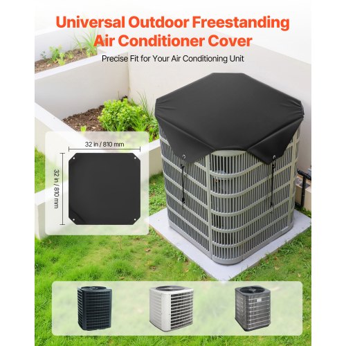 810 x 810 mm Air Conditioning Cover Top Net Universal for Outdoor Use | EU