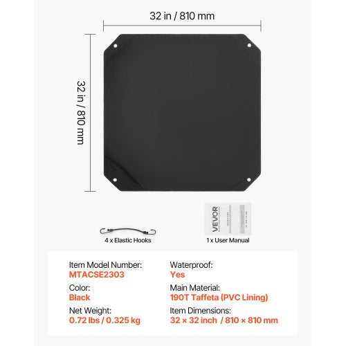 810 x 810 mm Air Conditioning Cover Top Net Universal for Outdoor Use | EU