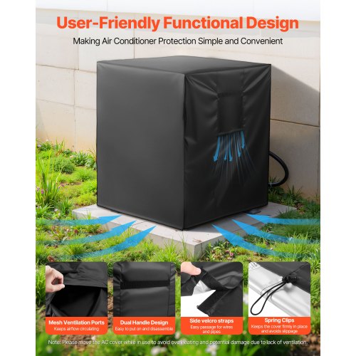 812x812x914 mm Air Conditioning Cover Three Layers Waterproof for Outdoor Use | EU