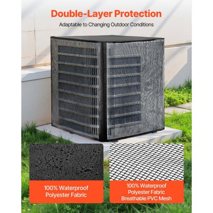 711 x 711 x 812 mm Air Conditioning Cover Double Layered Removable Canopy | EU