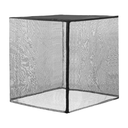 Air Conditioner Cover, 32 x 32 x 36 inch Ac Cover for Air Conditioning Unit, Dual-Layer, Detachable Canopy,Waterproof Polyester, Universal HVAC Protector for Outdoor Outside Ac Unit, Black