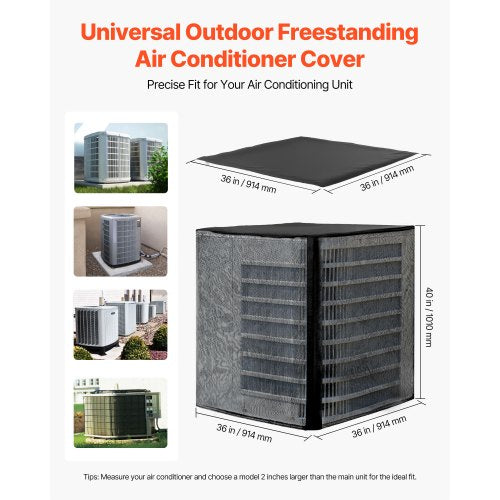 914 x 914 x 1010 mm Air Conditioning Cover Double Layered Removable Canopy | EU