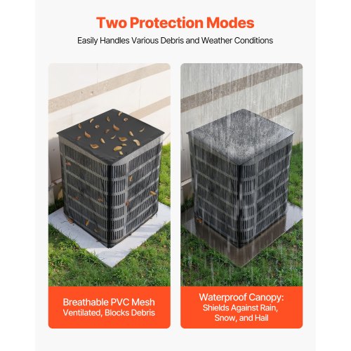 914 x 914 x 1010 mm Air Conditioning Cover Double Layered Removable Canopy | EU