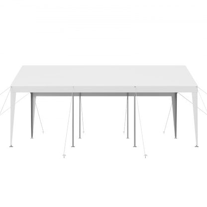 Carport, 3 x 6 meter, kraftigt, bärbart, bilskyddstält, vitt