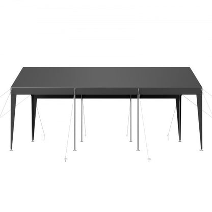 Carport/Zelt für Auto, 3 x 6 Meter, stabil, tragbar, grau