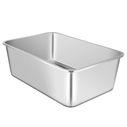 8 Zoll tiefe Katzentoilette Geruchsfreie Katzentoilette mit filterndem Fußteil