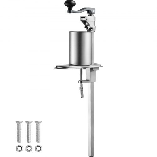 Manual Can Opener, Sturdy Table-Mounted Opener for Big Cans, Durable with Stand, Height-Adjustable Professional Bottle Opener, Suitable for Cans Up to 15.7" High, Ideal for Restaurants, Hotel