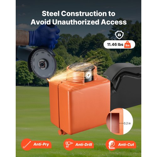 Collar Coupler Lock Fits 2 &amp; 2-5/16-inch Couplers Towbar Lock | EU