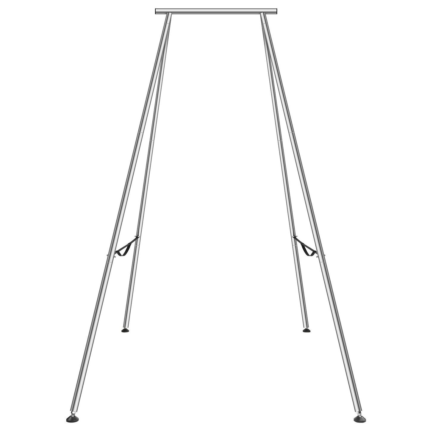 Aerial Yoga Rahmen, 3 m hoher Yoga-Schaukelständer, max. 250 kg Tragkraft, verchromtes Stahlrohr, Inversions-Yoga-Schaukelständer, Yoga-Rig, Yoga-Schlinge, Inversionsausrüstung für Aerial Yoga im Innen- und Außenbereich