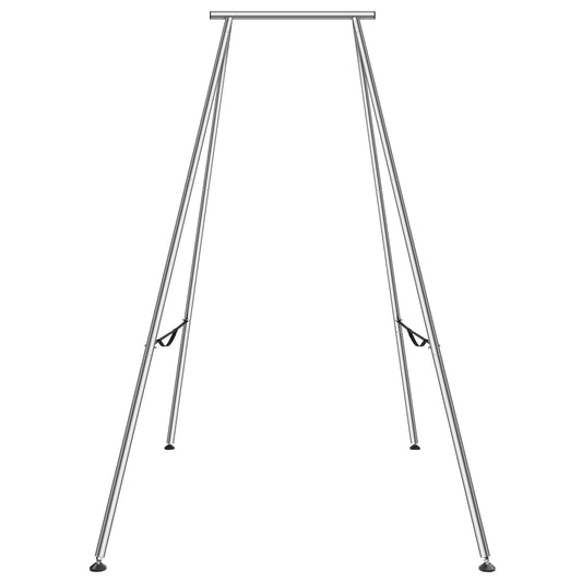 Aerial Yoga Ram, 9,67 fot höjd Yoga Swing Stand, Max 551,15 lbs Belastning Förkromat stålrör Inversion Yoga Swing Stand Yoga Rig Yoga Sling Inversion Utrustning för inomhus utomhus Aerial Yoga