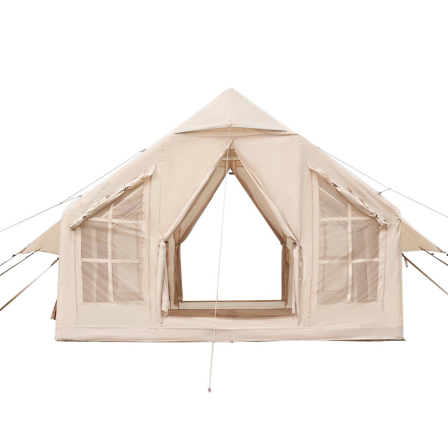 Uppblåsbart tält för camping 4-6 personers glampingtält med pump Enkelt att sätta upp