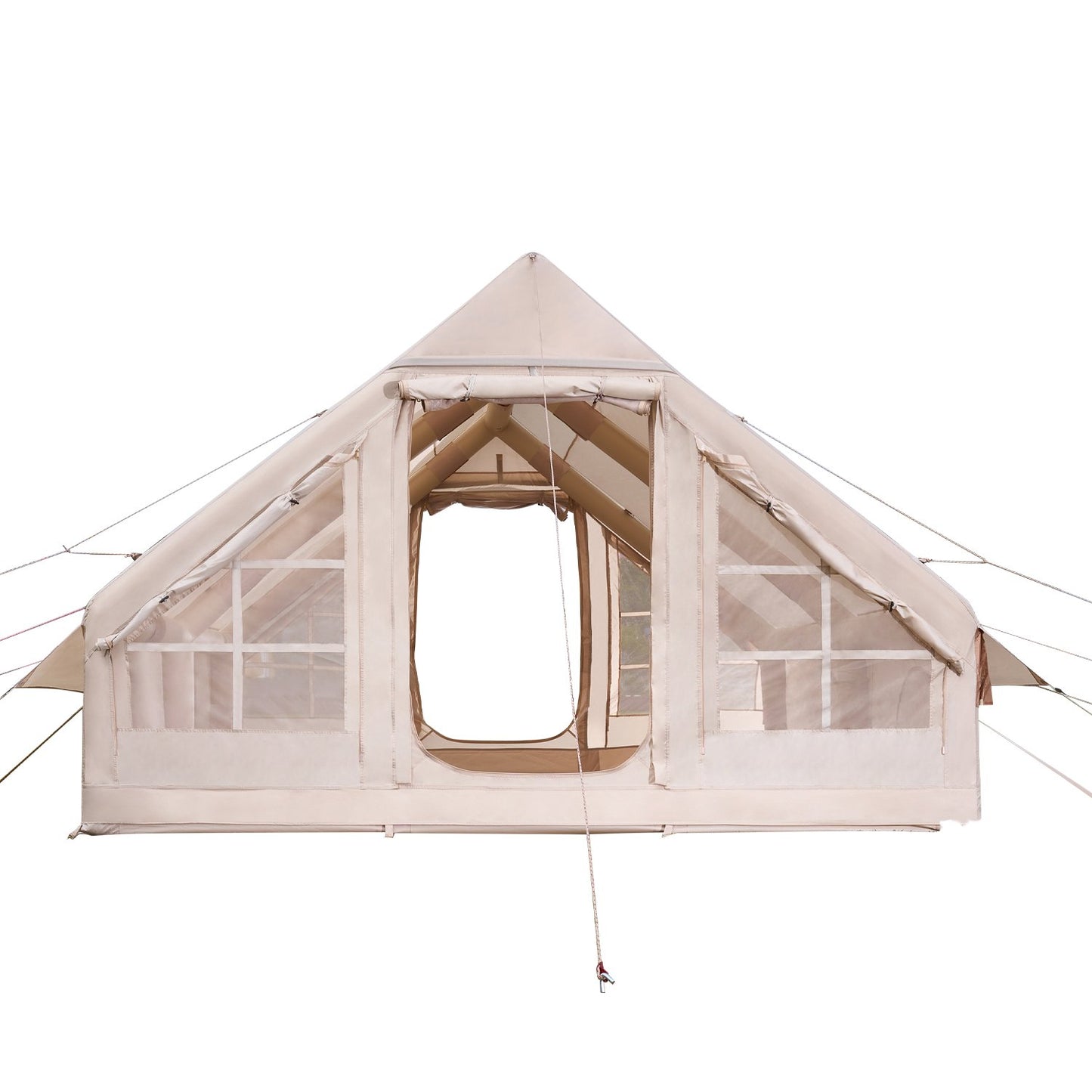 Aufblasbares Zelt für Camping 5-8 Personen Glampingzelt mit Pumpe Einfach aufzubauen