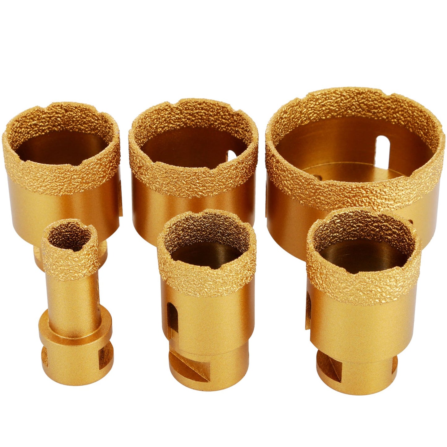 Diamant-Lochsägen-Set, 6-teiliges Diamant-Bohrer-Set mit 20–68 mm Diamant-Bohrern für Keramikfliesen und Marmor