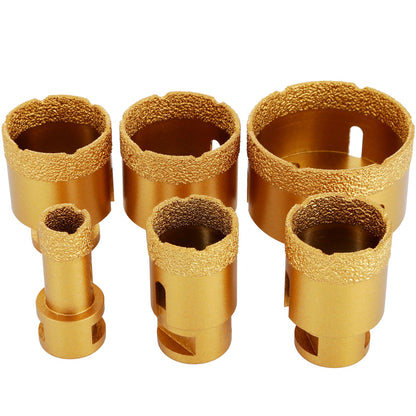 Diamant-Lochsägen-Set, 6-teiliges Diamant-Bohrer-Set mit 20–68 mm Diamant-Bohrern für Keramikfliesen und Marmor