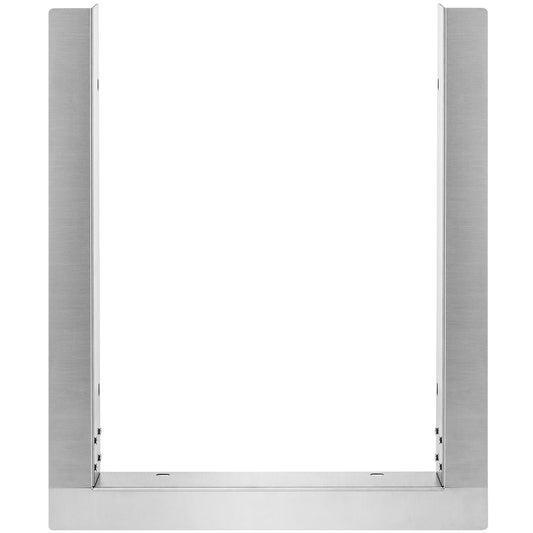 Outdoor Finishing Ram, 12,2 x 18 tums Ram Finishing, Rostfritt stål utomhus BBQ ram för dubbelsidig brännare, Grill Finishing Ram, Lämplig för utomhuskök och BBQ Island